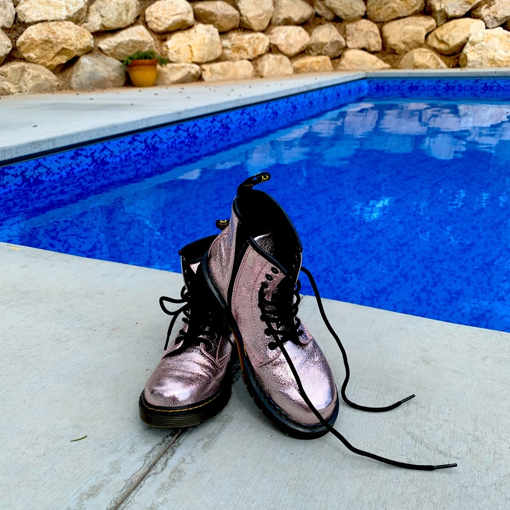 Girl’s size 3 Docs, New without tags. Darling for back to school boot.